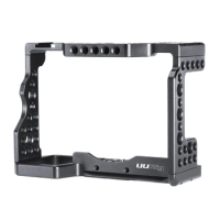 C-A73 Metal Camera Cage Rig for Sony A7III A7R3 A7M3 Cold Shoe Mount Arca-Style Quick Release Mount with Top Handle Grip