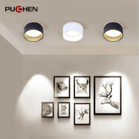 Puchen Modern LED Downlights Nordic Surface Mounted Ceiling Lamp For Living Room Bedroom Corridor Study Lighting Spot Lamps