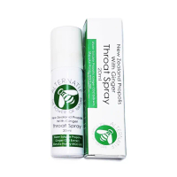 【紐西蘭 ALTERNATIF】麥蘆卡蜂蜜MGO260 蜂膠噴劑 升級款_綠色 20ml(蜂膠噴霧 噴液 喉嚨痛 潤喉 煙味 口臭)