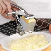 Rotary Cheese Grater Butter Knife Multifunction Stainless Steel Cheese Slicer Tools Knife Cheese Ralador
