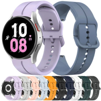 20mm 22mm Strap For Samsung Galaxy watch 4/5 pro/classic/gear s3/active 2 Sport Silicone Buckle Huawei GT 2 2e 3 band/Watch GT2