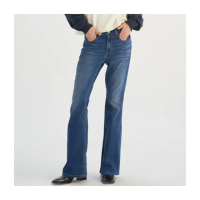 【LEVIS 官方旗艦】女款 726 高腰修身寬管牛仔褲 靴型牛仔褲 丹寧褲 人氣新品 A3410-0133