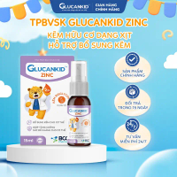 【Không hiệu quả hoàn tiền】 TPBVSK Glucankid ZinC - Kẽm hữu cơ dạng xịt hỗ trợ bổ sung kẽm, hỗ trợ tă