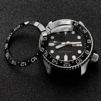 Sloped Ceramic Bezel insert GMT style 38*30.6mm For Seiko SKX007 SKX011 for Rlx GMT-Master MOD watch parts