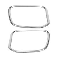 2PCS Stainless Steel Drinking Cup Holder Ring Trim Dashboard Storage Box Trim For Honda Freed GB5/6/7/8 2016+