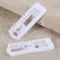 2Pcs PVC Buttonhole Snap Presser Foot for Brother Janome Singer Domestic Electric Sewing Machine Accessories Craft DIY 65mm*21mm