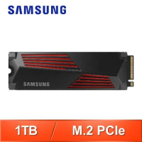 Samsung 三星 990 PRO 含散熱片 1TB NVMe M.2 2280 PCIe SSD