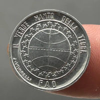 San Marino 1977 1 Lire FAO Commemorative Coin 17.2mm