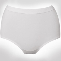 【華歌爾】新伴蒂-S型 中腰M-LL機能內褲2件組(純淨白)