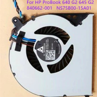 New Original Laptop CPU Cooling Fan For HP ProBook 640 G2 645 G2 Fan 840662-001 NS75B00-15A01 DC5V