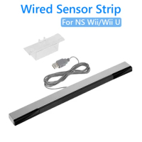 New Practical Wired Sensor Receiving Bar For Nintendo Wii / Wii U USB Replacement Infrared TV Ray Remote Sensor Bar Reciever