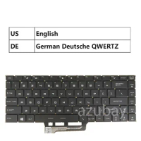 US French German Keyboard For MSI GS65 Stealth 8SE 8SF 8SG 9SD 9SE 9SF 9SG, Thin 8RE 8RF, NSK-FDBBN 01, Per-key RGB Backlit