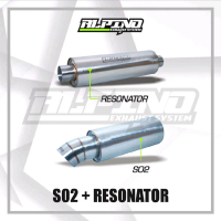 Knalpot Alpino exhaust paket hemat S02 & resonator