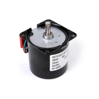 60KTYZ Permanent Magnet Synchronous Motor AC220V 14W 1.2rpm~110rpm 0.5A 60mm PMSM Motor with 7mm Shaft