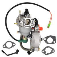Dual Fuel Carburetor LPG Conversion Gas Generator For Honda GX390 188F 4.5-5.5KW Dual Fuel Carburetor Generator Parts
