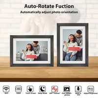 Digital Picture Frame FRAMEO 10.1" WiFi Digital Photo Frame 1280x800HD IPS Touch Screen Built in 32GB Memory Auto-Rotate