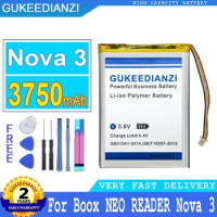 Top High Capacity Replacement Battery Nova 3 3750mAh For Boox NEO READER Nova3 Mobile Phone Batteries High Quality