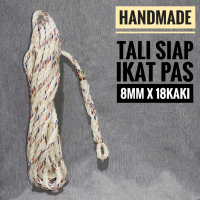 8mm x 18 feet cow rope is ready to tie the pass. Pp rope with looping 8mm x 18feet (5.5m) Hardware