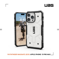 【UAG】iPhone 15 Pro Max 磁吸式耐衝擊保護殼-白(吊繩殼 支援MagSafe功能)