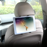 Car Headrest Mount Holder Tablet Car Back Seat Stand Adjustable 360 Rotation Bracket 7-11inch for iPad air/mini 2/3/4 Samsung LG