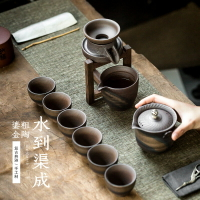 陶瓷茶具套裝粗陶創意公道杯茶漏組禪意泡茶茶壺茶杯創意功夫茶具