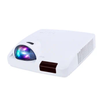 7Years OEM Byintek C600WST Outdoor Interactive High Lumens Projector Overhead Short Throw Advertising Building Mapping Projector
