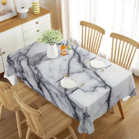 Tablecloth Nordic Style Marble Rectangular Dining Table Coffee Table Mat Kitchen Banquet Table Minimalist Decoration