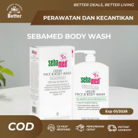 SEBAMED Liquid Face and Body Wash Aman Untuk Bayi dan Dewasa Sabun Mandi Cair Kulit Sensitif