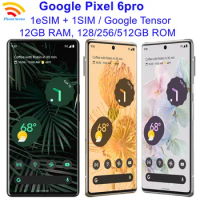 Google Pixel 6 Pro 5G 6.71" 12GB RAM 128/256/512GB ROM NFC Google Tensor Original Unlocked 6Pro Android Cell Phone