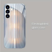 เคสแก้ว 2-in-1 ทันสมัย เหมาะสำหรับ Samsung Galaxy s25, s24, s23, s22, s21, s20, a56, 55, 54, 53, 52,