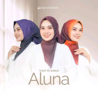 Hijab Voal Gradasi Aluna - Koleksi Terbaru Model Hijab Voal Gradasi Aluna dengan Warna Gradasi yang 