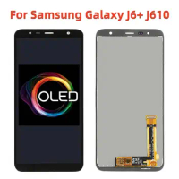 New 6.0'' AMOLED For Samsung Galaxy J6+ J610 2018 J610F J610FN Display LCD Screen replacement for Samsung J6 Plus LCD Display