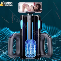 Leten Male Masturbator Man Artificial Vagina Telescopic Rotation Adult Toys Plessure Men Piston Massage Machine Masturbation 18