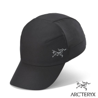 【ARCTERYX 始祖鳥】Calvus 防曬透氣LOGO棒球帽子.遮陽帽.鴨舌帽.休閒運動帽_X000006346 黑