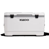 Igloo 100 QT Latitude Marine Ultra Hard-Sided Cooler, White and Moonscape