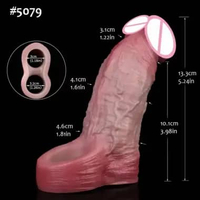 FAAK Hollow Dildos Silicone Male Enlarge Pe nis Sleeve Realistic Extender Pe nis Pump with Co ck Rin