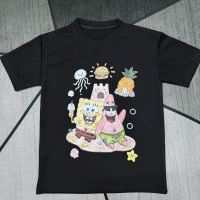 ÁO PHÔNG BỌT BIỂN SPONGEBOB IN 5D BOY PHỐ 2026. BỘ ÁO QUẦN ĐS SPONGEBOB BOY PHỐ XU HƯỚNG 2026
