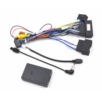 Roadwise Canbus Box Power Wiring Harness For Ford Fiesta MK6 09-11 11-12 13-18 Car Audio 16PIN Android Power Cable Adapter