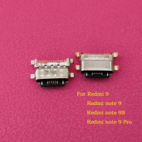 10pcs Type-C USB jack Socket Connector Charger Charging Port For Xiaomi Redmi 9 note 9 9s 9 pro note9 note9s note 9pro