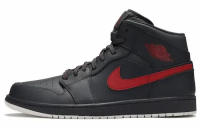 JORDAN 1 RETRO MID ANTHRACITE GYM RED