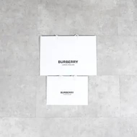 Tas PAPER BAG BURBERRY WHITE 100% ORIGINAL Size S