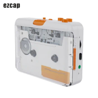 Ezcap 218SP Portable Cassette Tape Player USB Cassettes Recorder Cassette to MP3 / CD Converter via USB with 3.5mm Headphone