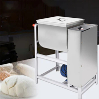 25kg 2.2Kw Automatic Dough Mixer Commercial Flour Mixer Stirring Mixer Stainless Steel Bread Dough Kneading Machine 220V/110V
