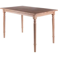 US Wood Ravenna Rectangle Dining Table, Natural