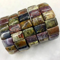 Pietersite Stone Beads Bracelet Natural Gemstone Jewelry Bangle For Woman For Gift Wholesale !