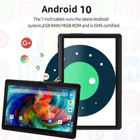 Hot Sales 7 INCH 2GB RAM 16GB ROM A33 Q8 Android 10 Tablet PC Dual Camera Quad-Core WIFI 2500 mAh Li-ion Battery