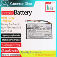 CameronSino Battery for Garmin Nuvi 750 Nuvi 755 Nuvi 755T fits 010-00583-00,GPS Navigator Battery.