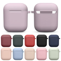 Silicone Cases Cover For Apple Airpods 1/2 Protective Shockproof Wireless Earphones Cover For airpods 2 1 case Charging Box Bags