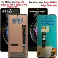 For Motorola Moto Edge 20 Pro LCD Touch Screen Digitizer For Moto edge 20 fusion LCD For moto edge 20 lite Display XT2139-1