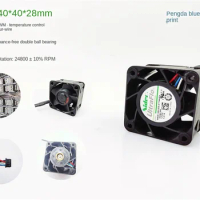 W40S12BS2E5-57T04HF9 Dual Ball 4028 Temperature Control PWM 4CM12V 1.61A Server Fan40*40*28MM